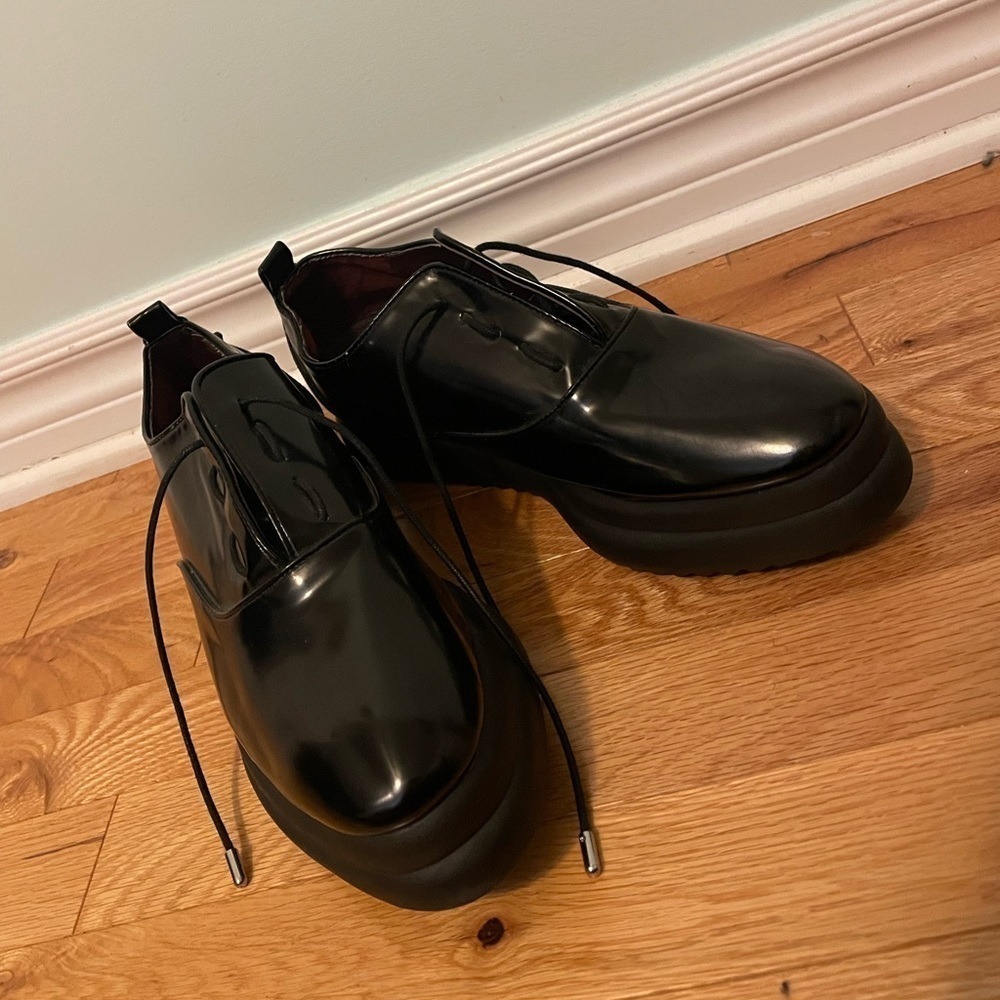 Zara Black Platform Shoes Women’s Size 10